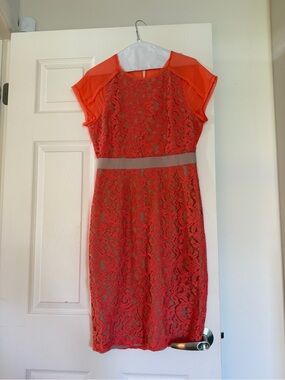 BCBGMaxAzria | Dresses | Bcbgmaxazriaalese Geometric Lace Dress | Poshmark
